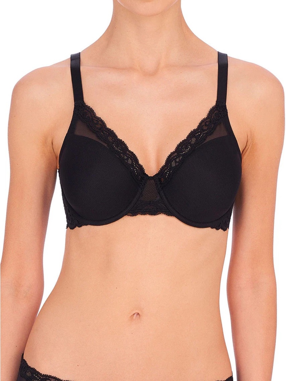 Natori Feathers Full Figure Contour Underwire Bra - 32DD - Like new condition